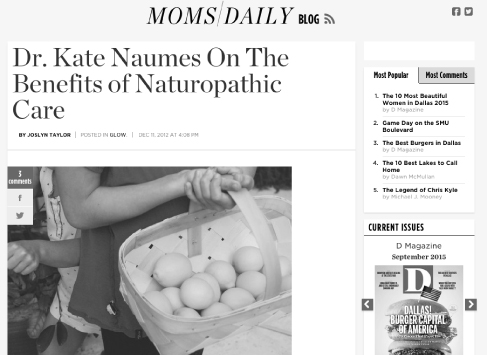 Kate Naumes press news